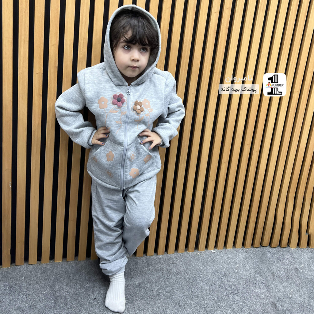 سویشرت شلوار گل برجسته