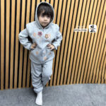 سویشرت شلوار گل برجسته